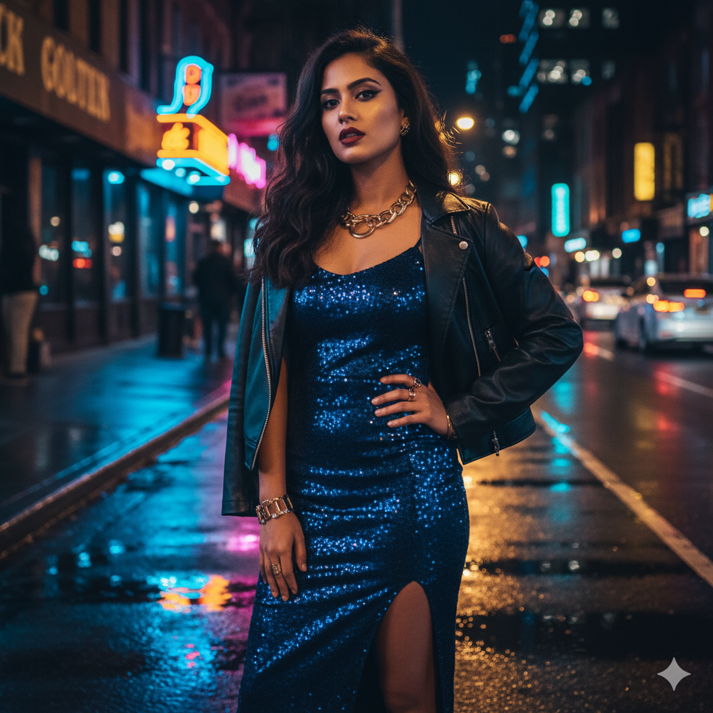 Glamorous Urban Night Out