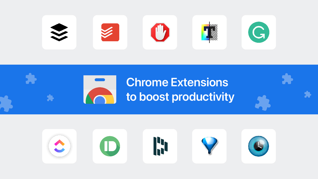 Usefull Chrome Extensions with Categories